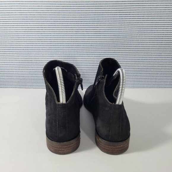 Lucky Brand Jakeela Black Suede Ankle Bootie Women's Size 5.5 - Picture 4 of 11
